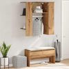 vidaXL Flurschrank Artisan-Eiche 97,5x37x99 cm Holzwerkstoff 857038 Bild 3