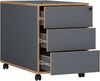 VCM Rollcontainer Salia 920747 Anthrazit H. 50 x B. 42 x T. 45 cm Bild 2