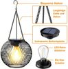 TUWENA LED Solarleuchte 2 Stück Solarlampen für Außen, LED Wasserdicht Hängend Solarleuchten, Metall Garten Christmas Decorations Solarlampen für Außen Terrasse Bild 3