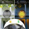 TUWENA LED Solarleuchte 2 Stück Solarlampen für Außen, LED Wasserdicht Hängend Solarleuchten, Metall Garten Christmas Decorations Solarlampen für Außen Terrasse Bild 4
