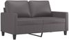 vidaXL 2-tlg. Sofagarnitur mit Kissen Grau Kunstleder 3201410 Bild 3
