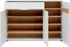 XORA 'MEMPHIS' Kommode, Holznachbildung Weiß Eiche Artisan, 150 x 107 x 38 cm, mit Softclose und Schublade Bild 2