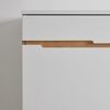 XORA 'MEMPHIS' Kommode, Holznachbildung Weiß Eiche Artisan, 150 x 107 x 38 cm, mit Softclose und Schublade Bild 4