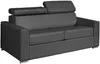 Vente-unique - VIZIR Sofa Leder Grau - B 223 cm94 cm x H 110 cm95 cm x L 196 cm Bild 2