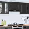 vidaXL Küchen-Hängeschrank Kalmar Schwarz Holzwerkstoff 853598 Bild 4