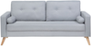 2-Sitzer Sofa Polsterbezug hellgrau KALMAR Bild 1