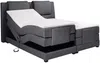 Vente-unique - CASTEL Bett Stoff Grau - B 203 cm x H 125 cm x L 218 cm Bild 3