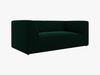 Micadoni Sofa Ruby 2-Sitzer Samt Salvador Flaschengrün Bild 2