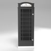 Telefonzelle Schrank – Telefonbox 1-türig in Schwarz Bild 2