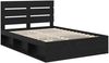 vidaXL Bettrahmen Schwarz 150 x 200 cm Massives Kiefernholz 3411729 Bild 4