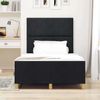 vidaXL Bettgestell mit Kopfteil Schwarz 120 x 200 cm Stoff 3344797 Bild 3