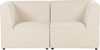 2-Sitzer Sofa Cord hellbeige LEMVIG Bild 4