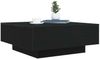 vidaXL Couchtisch Schwarz Eichen-Optik 80 x 80 x 31 cm Holzwerkstoff 863002 Bild 3