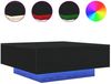 vidaXL Couchtisch Schwarz Eichen-Optik 80 x 80 x 31 cm Holzwerkstoff 863002 Bild 4
