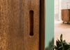 Vitrine Sheesham 90x40x180 hellbraun lackiert MAILAND #115 Bild 5