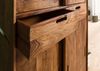Vitrine Sheesham 90x40x180 hellbraun lackiert MAILAND #115 Bild 4