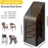 PATIO PLUS Stuhlabdeckung wasserdicht 420D Oxford 68x96x110/150cm Bild 2