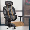 CLP Bürostuhl Deshler höhenverstellbar drehbar und ergonomisch,schwarz Bild 3