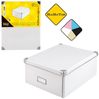 Idena Aufbewahrungsbox 10519, Aufbewahrungsbox aus festem Karton Deckel mit Metall Bild 5