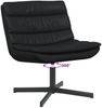 vidaXL Drehstuhl Schwarz 63 x 75 x 76 cm Glänzendes PU 42007346 Bild 5