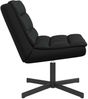 vidaXL Drehstuhl Schwarz 63 x 75 x 76 cm Glänzendes PU 42007346 Bild 3