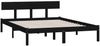 vidaXL Massivholzbett Schwarz Kiefer 140x190 cm [810131] Bild 3