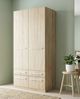 priess Kleiderschrank Schrank Garderobe Wäscheschrank Barcelona in 5 Breiten viel Stauraum, geräumige Schubkästen, mit Spiegel, MADE IN GERMANY Bild 2