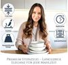 PURE LIVING INTERIOR DESIGN Geschirr-Set Porzellan Geschirrset 6 Personen Scandi 24 tlg. TESTSIEGER, Traumhafte (24-tlg), 6 Personen, Porzellan, Zeitloses skandinavisches Design, Eleganter schwarzer Rand, Minimalis… Bild 4