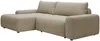 Vente-unique - DAVISO Sofa Stoff Schokoladenbraun - B 162 cm x H 87 cm x L 264 cm Bild 3