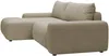 Vente-unique - DAVISO Sofa Stoff Schokoladenbraun - B 162 cm x H 87 cm x L 264 cm Bild 4