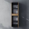 doporro Seitenschrank Badschrank Schmal Hochschrank Badezimmer Hängend Verona Bild 2