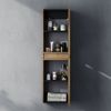 doporro Seitenschrank Badschrank Schmal Hochschrank Badezimmer Hängend Verona Bild 3