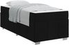 vidaXL Bettrahmen mit Matratze Schwarz 100 x 200 cm Stoff 3398267 Bild 2