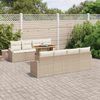 vidaXL Garten Essgruppe mit Kissen 9 pcs Beige und Creme 3349812 Bild 3