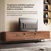 oleyluckidea TV-Schrank Moderner TV-board 75 Zoll, TV Lowboard mit Stauraum, Nussbaum Breite 180/240 cm Bild 4