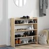 vidaXL Schuhregal Sonoma-Eiche 80x25x81 cm Holzwerkstoff 859907 Bild 3