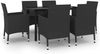 vidaXL 7-tlg. Garten-Essgruppe mit Auflagen Poly Rattan und Glas 3099688 Bild 2