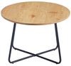 HOME DELUXE Couchtisch Oval NOVARIS - 110 x 66 cm Oiled Oak Bild 3
