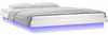 vidaXL Massivholzbett mit LEDs Weiß 120x190 cm 820008 Bild 5