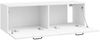 vidaXL Wandmontierter TV-Schrank Hochglanz Weiß 98 x 31 x 30 cm 898729 Bild 3