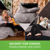 Green Bean® XXL Sitzsack 370 Liter waschbar, Cordstoff / EPS-Perlen Füllung grau, 25 x 180 x 140 cm Bild 5