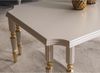 Casa Padrino Luxus Barock Couchtisch Creme / Gold 110 cm - Barock Wohnzimmer Möbel Bild 2