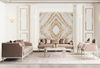 Casa Padrino Luxus Barock Couchtisch Creme / Gold 110 cm - Barock Wohnzimmer Möbel Bild 4