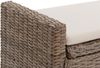 Sitzbank M92 Garderobenbank Bank Sitzhocker, mit Stauraum Kissen Kubu Rattan 88cm ~ grau-braun Bild 5