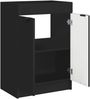 vidaXL Unter dem Waschbecken Badschrank Schwarz 56 x 37,5 x 81 cm 890095 Bild 4
