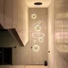 s.luce Fusion XXL Galerieleuchte 8-flammig LED-Ring Weiß, Chrom Bild 2