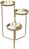 Metallblumenständer, zusammenklappbar, gold Bild 2