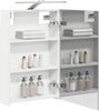 vidaXL Badezimmerspiegelschrank Weiß 40 x 10,5 x 60,5 cm Holzwerkstoff 889031 Bild 3