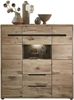 Highboard BELLANO Viking Oak Nature mit Graphit Bild 2