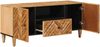 vidaXL Stauraumschränke Braun 105 x 33,5 x 46 cm Massivholz Mango 4018930 Bild 2